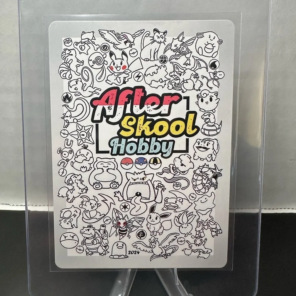 Pokemon After Skool Hobby Fan Art Card - Cynthia Holo